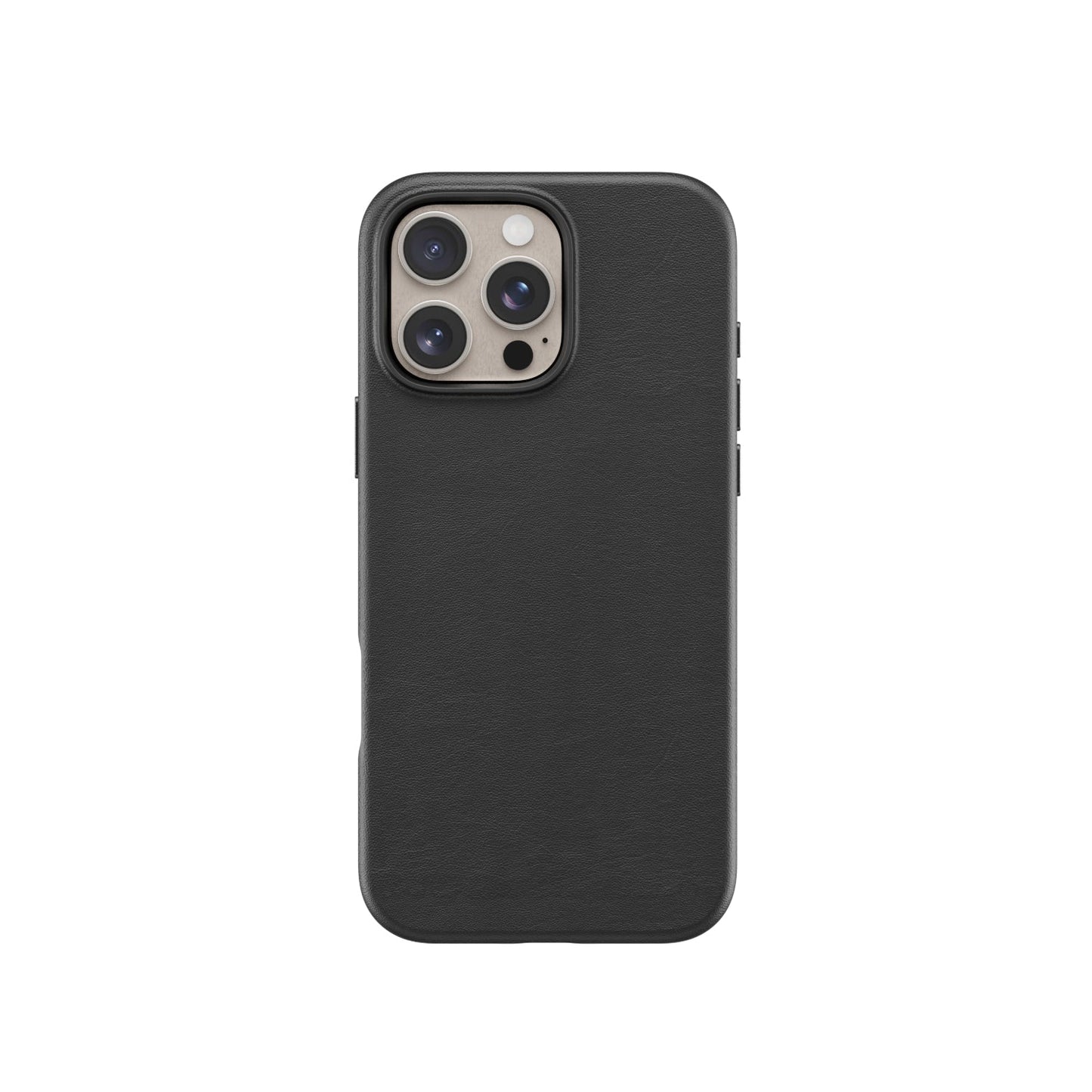 Lovefone Genuine Crafted Leather Case iPhone 16 Plus Black