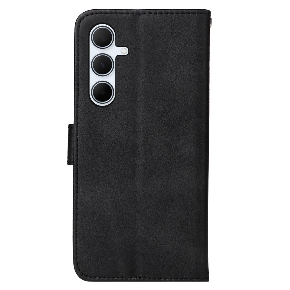 Compatible with Samsung A56 5G Wallet Case, PU Leather, Samsung, Black