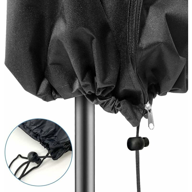 Parasol Cover, Parasol Cover, Waterproof Garden Umbrella Cover, 265X40/70/50Cm/Anti-Uv, Wind, Discoloration, For