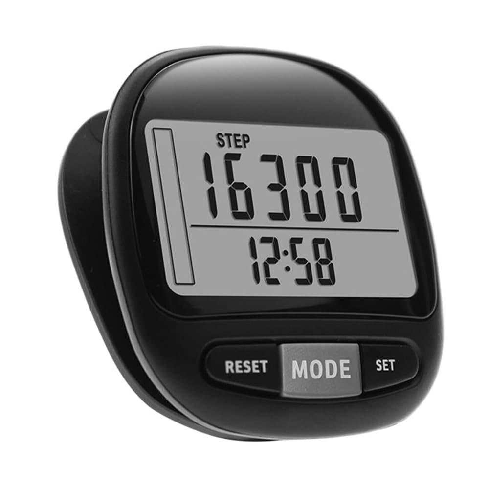 3D Pedometer with Large Screen for Steps Distance and Calories, Precision Meter