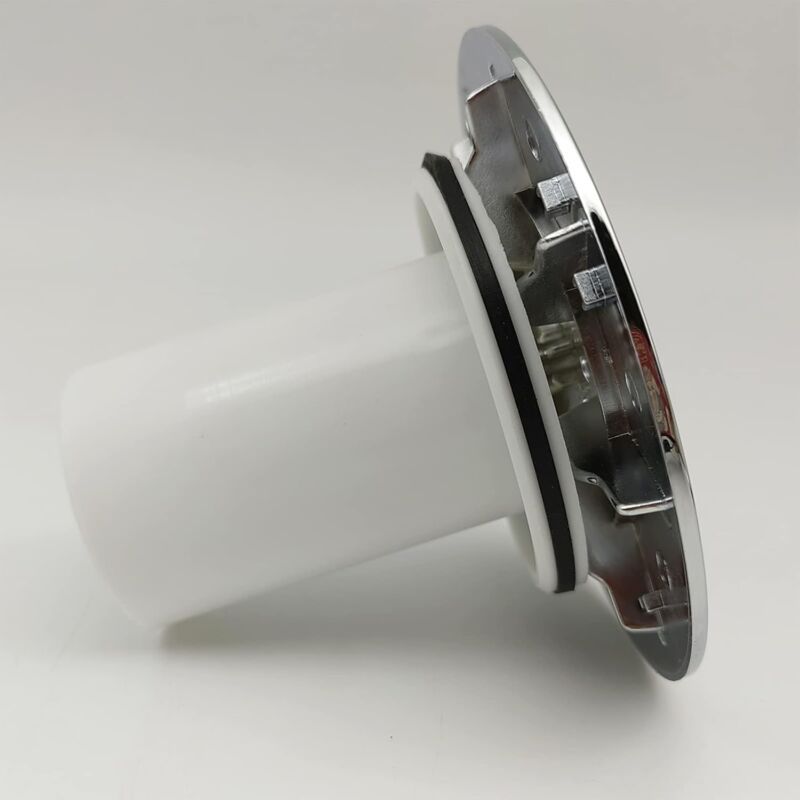 Shower Drain Stopper, Replacement Drain Cover, Chrome, 90 mm, 115 mm