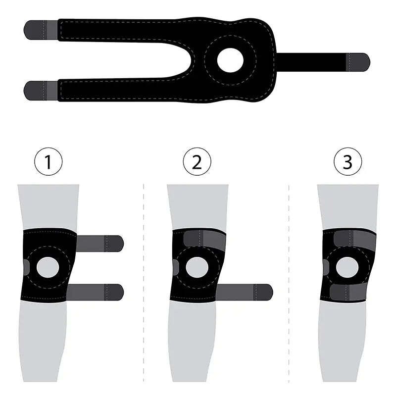 Knee Brace Support Sleeve for Compression and Joint Stability