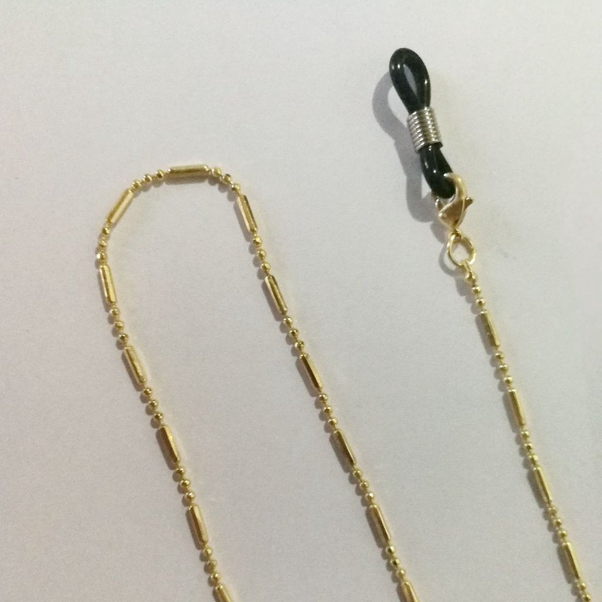 Gold Glasses Cord | Glasses Cord | Sunglasses Cord | Glasses Chain | Glasses Cord | With Black Loop | 72 CM
