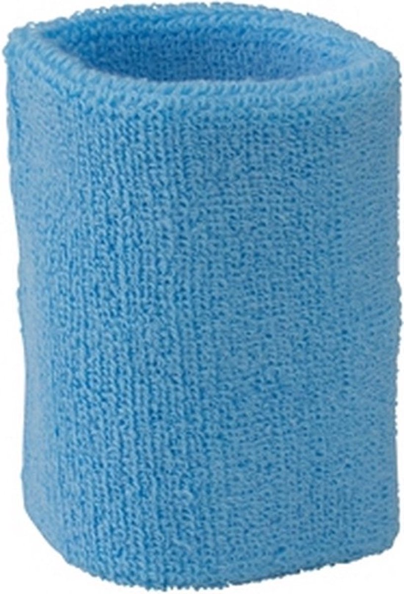 Wristband Set | Sweatband | Sweatbands | Wrist | Sports Bands | 1 Piece | 8 x 10 CM | Light Blue
