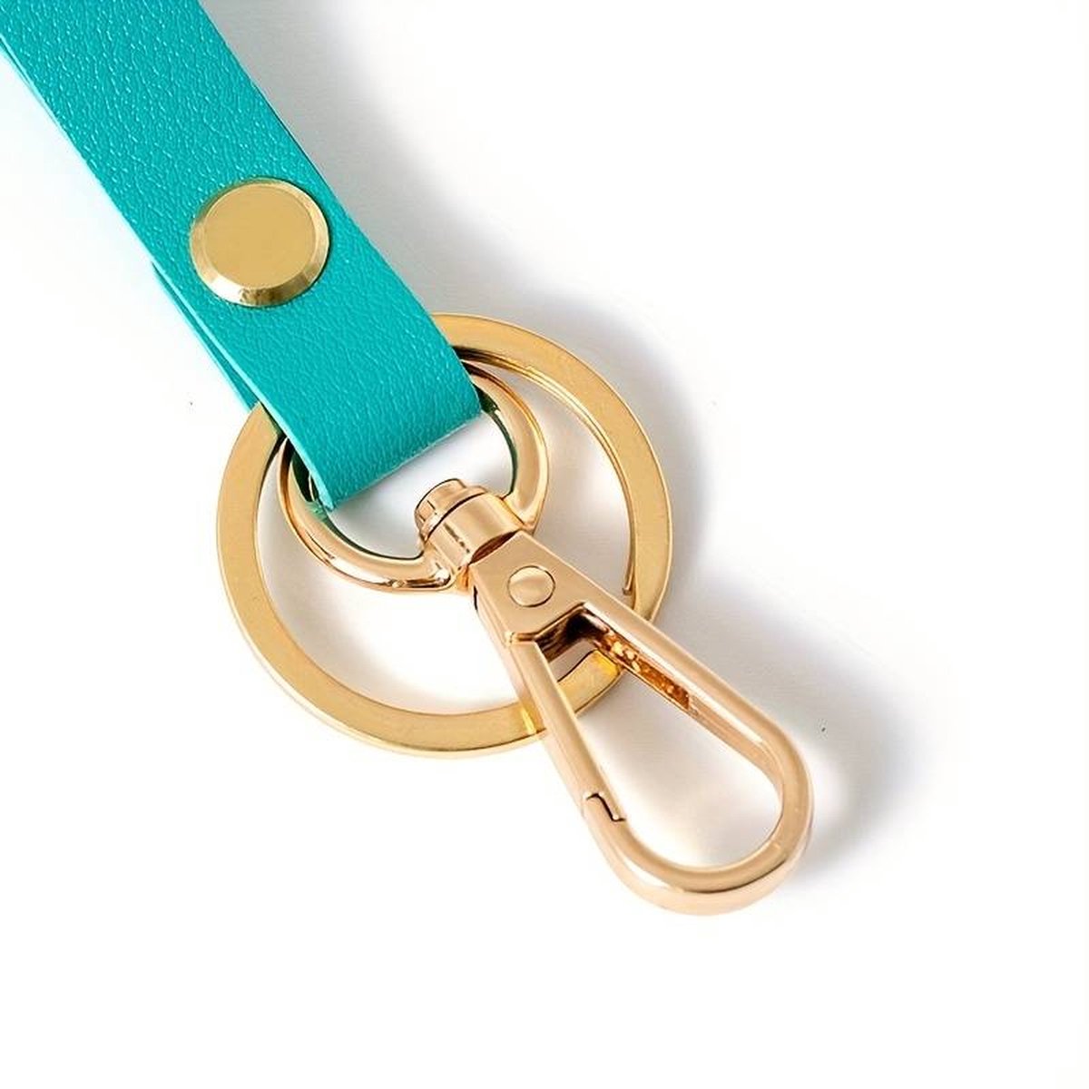 Luxury Ladies' Keychain | Key Holder | Car Keychain | Modern Style | With Double Key Rings | Blue
