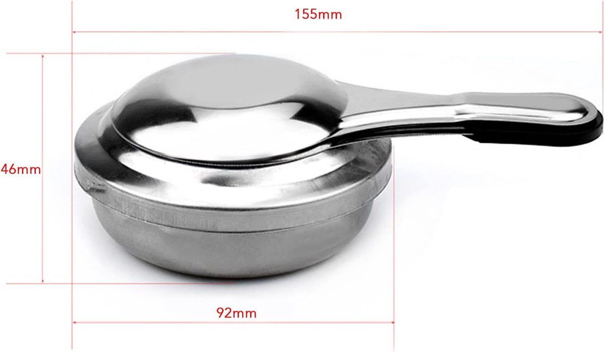 2pcs Portable Stainless Steel Alcohol Stove, Detachable Fondue Alcohol Burner, Gummy Alcohol Burner for Outdoor Camping, Environmentally Friendly
