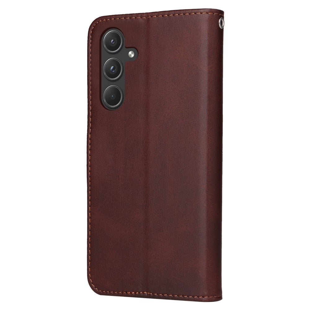 Compatible with Samsung A55 5G Leather Wallet Case Samsung Multiple Colors Brown