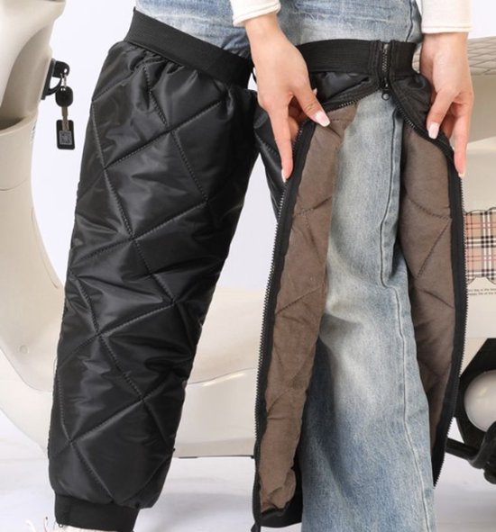 Insulated leg protectors for motorcycle riding - Windproof and waterproof leg protectors - Warm knee protectors for skiing and motorcycling in winter