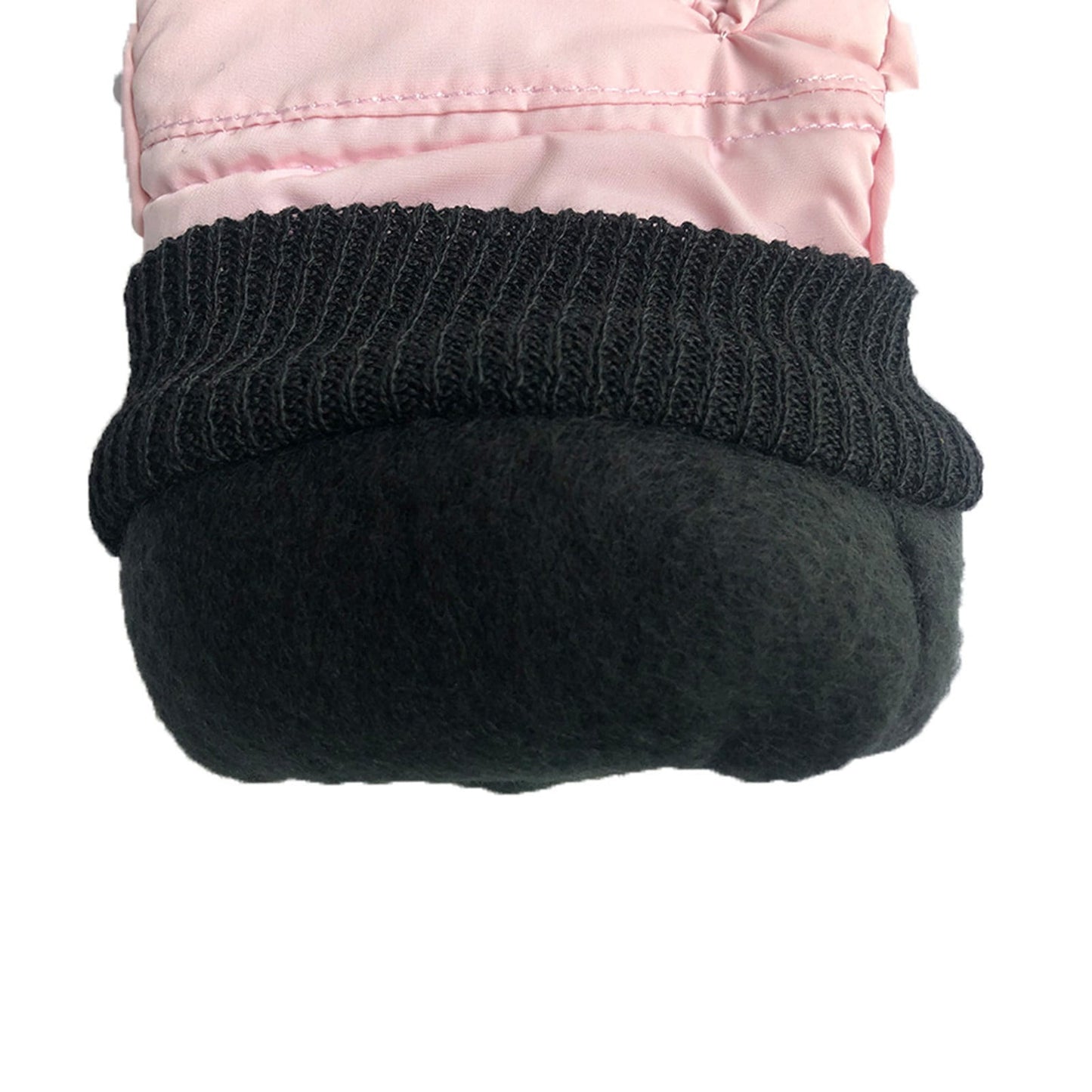 GXWEA Gloves For Kids Toddler Skis Kids Gloves Winter Gloves Thick Gloves Stretchy Warm Gloves Boys Girls 6-24 Months 4-8 Year AHA1 kids snow gloves Pink