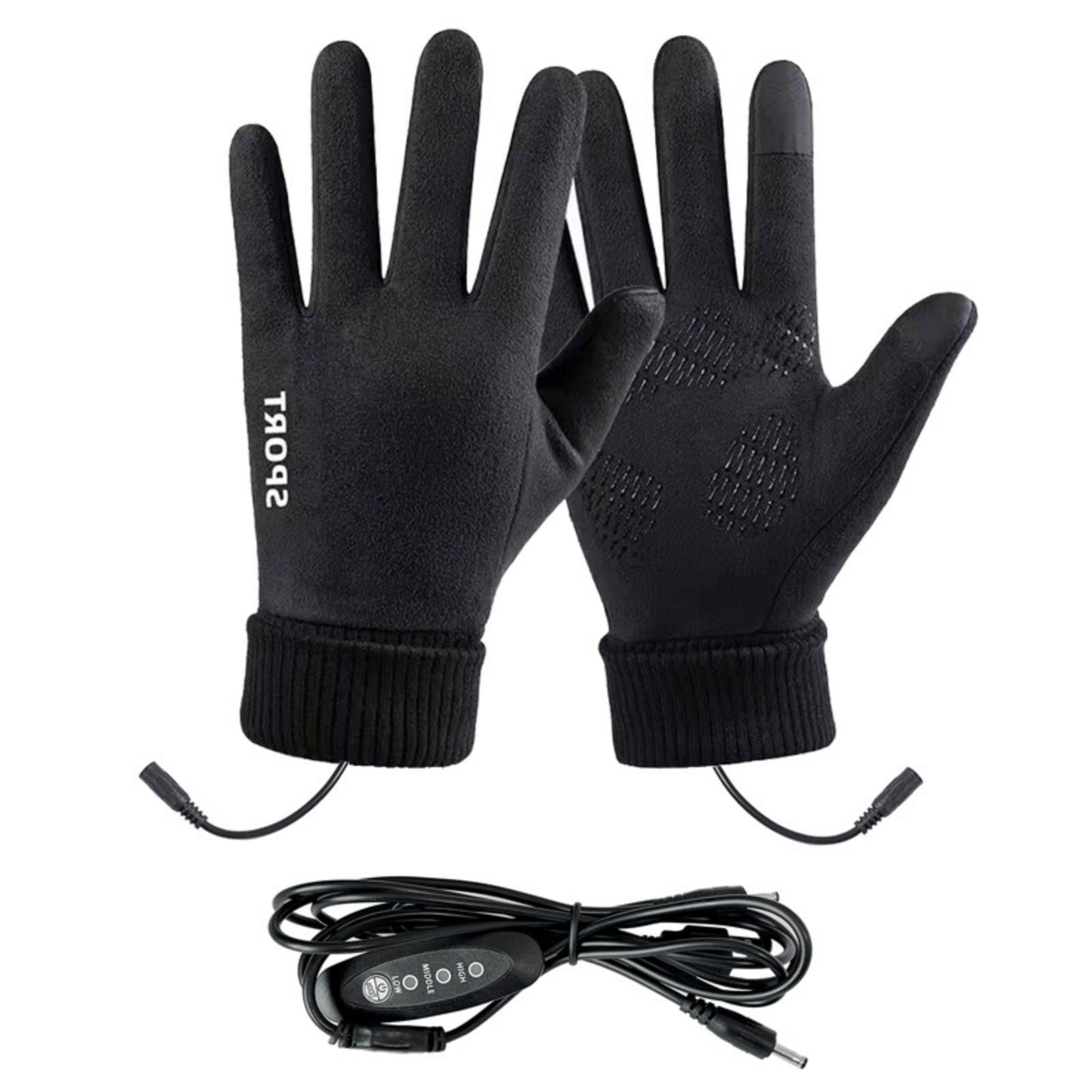 LGCASL Clearance! Heated Gloves Heated Gloves for Men Women with 3 Heat Settings Touchscreen Warming Gloves for Climbing Hiking Cycling Camping- 26 Grey