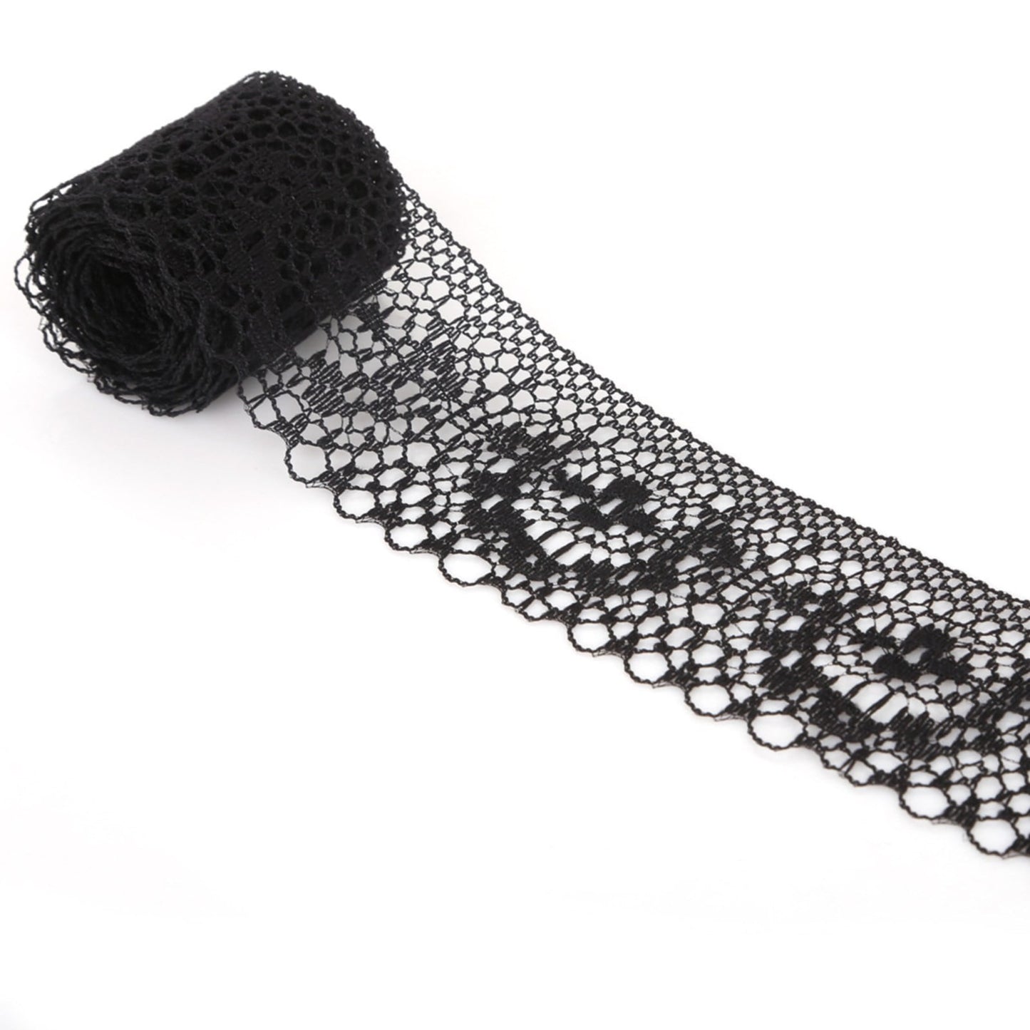Decorative Table Banner Clearance! Ttybhh Non-Elastic Lace Black Width 4010 Yards/Pack, 10Yards Fabric Ribbon Embroidered Mesh Net Lace for Needlework Sewing Wedding Applique Dresses Bows Decor Black