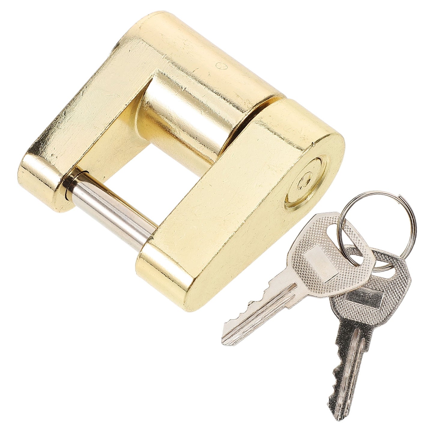 SWETRACE High Security Padlock Zinc Alloy Golden 1Pack For Hitch Security
