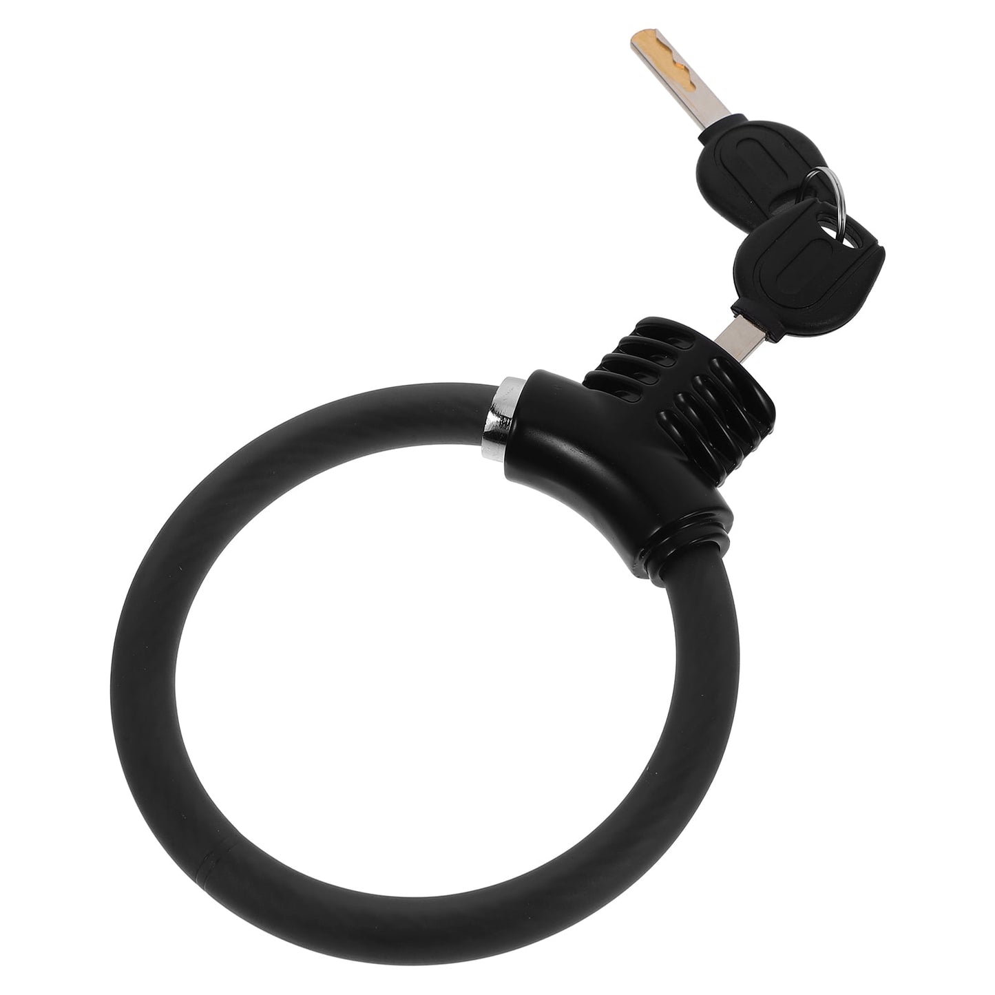 SWETRACE High-Security Bike Lock PVC Cycle Lock Black 1Set