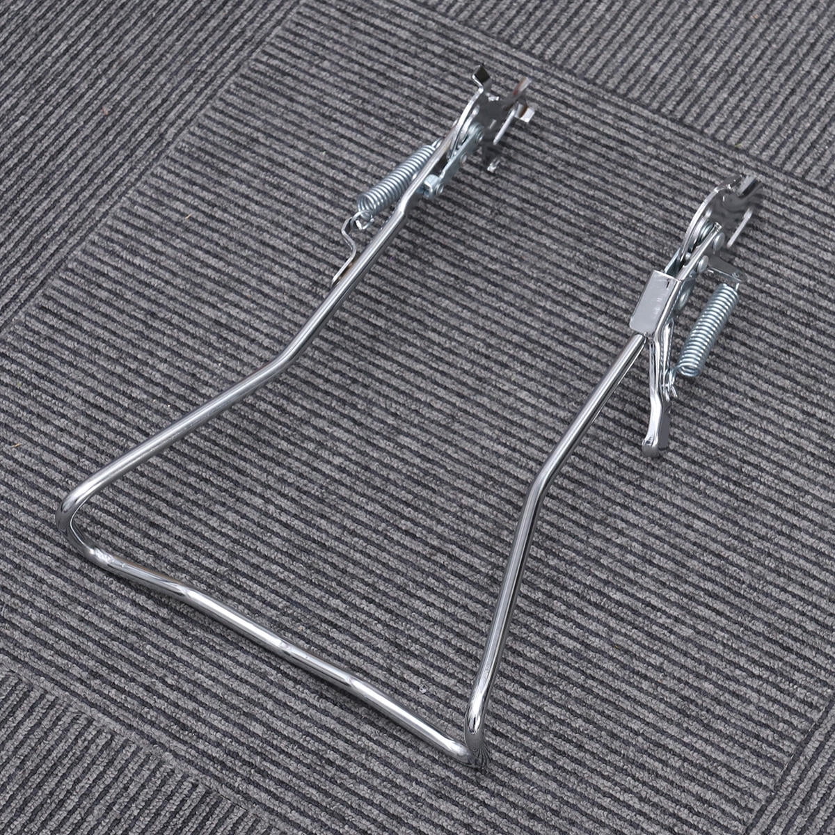 SWETRACE 1Set Iron Bike Bracke for Bikes with Rear Kickstand 38 x 25 x 0.4in Silver