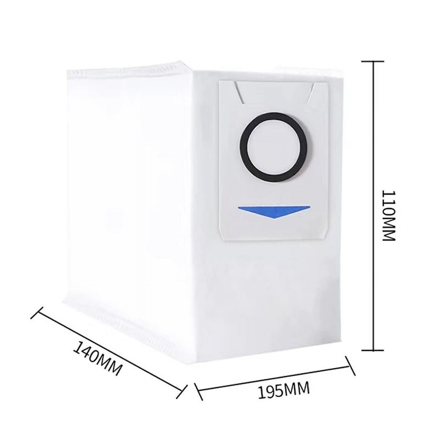 19-Pack Replacement Parts Kit For Ecovacs Deebot X1 Omni Turbo T10 Robot Vacuum Cleaner With Filter Brush Mop Cloths Dust Bag Accessories