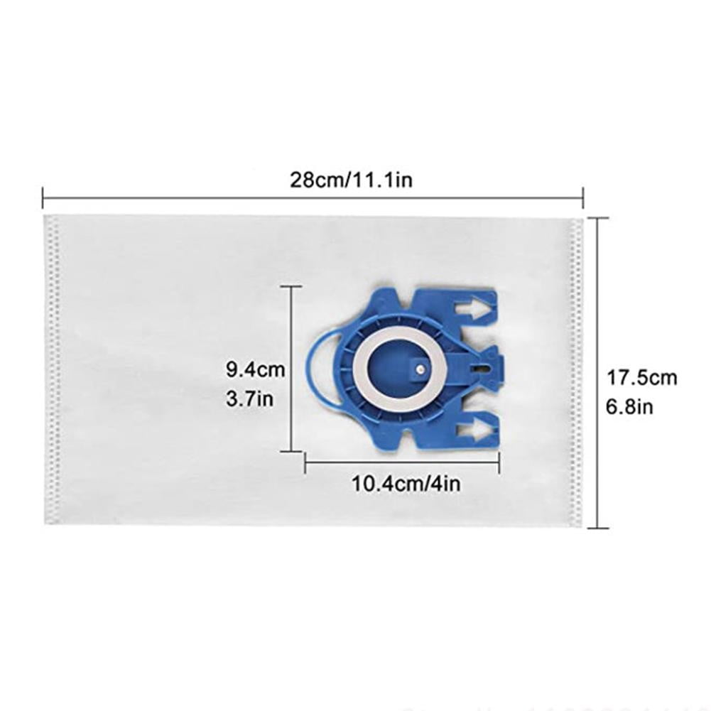 10 Pack Vacuum Cleaner Bags for Miele Classic C1 C2 C3 S227 S240, S5, S8 Blue dust bag