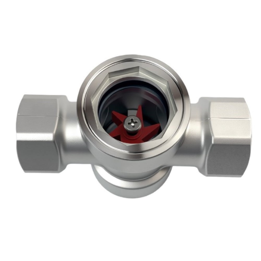 304 Stainless Steel Water Flow Indicator For Pipeline Monitoring Sight Glass DN25
