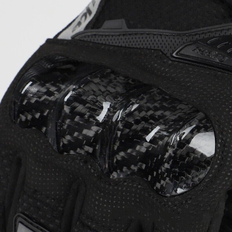 Motorcycle Gloves Breathable Full Finger Touch Screen Anti Slip Racing Gloves, Palm Width 8.5-9.0 cm