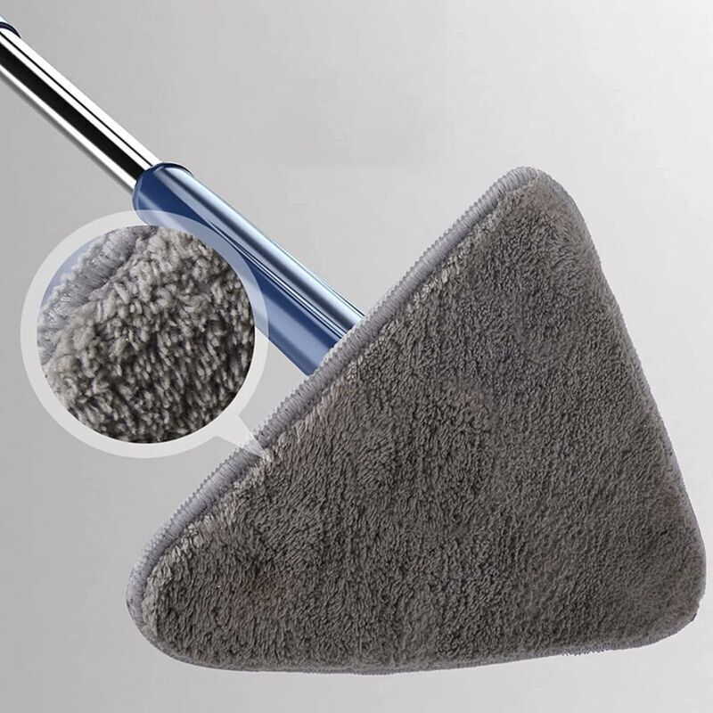 Dust Mop 360 Degree Rotating Floor Mop with 5 Cloths Blue
