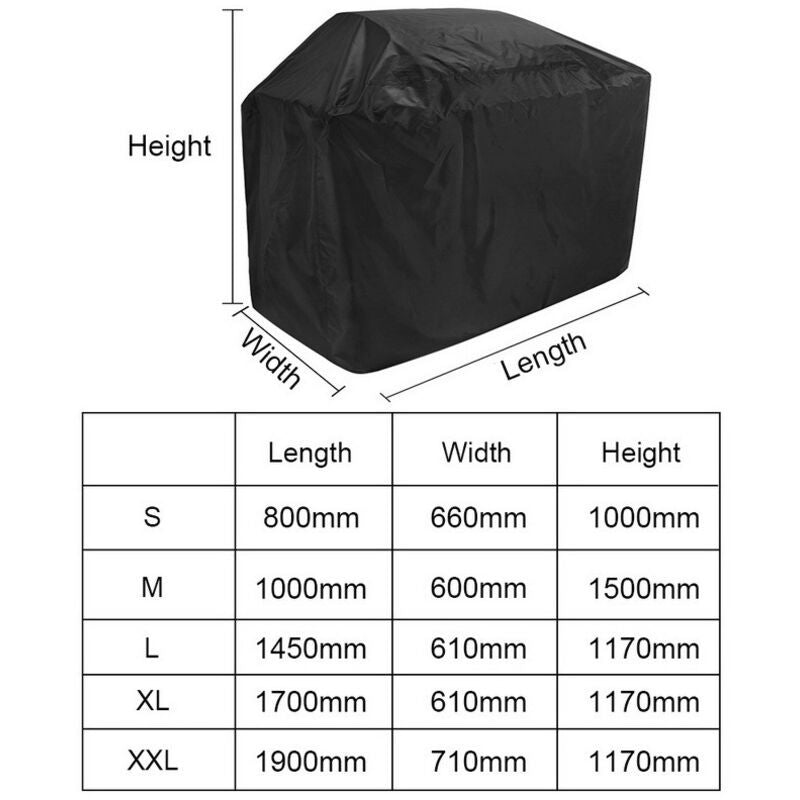 Barbecue Cover Waterproof Dustproof UV Resistant Oxford Fabric, 80 x 66 x 100 cm