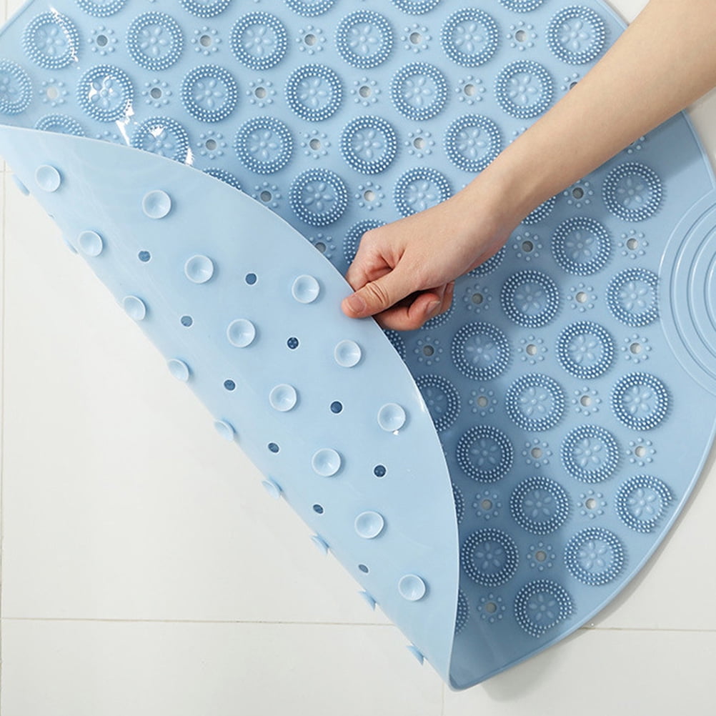HOOWIFFY PVC Foot Cleaner Mat with Acupoint Massage for Home Use, Non- Bath Shower Floor Mat, 1 Pc