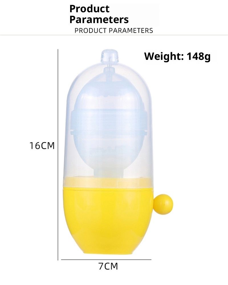 Portable Egg Scrambler Shaker Whisk Hand Powered Golden Egg Maker Eggs Yolk White Mixer Kitchen Gadgets for Mixing the Egg