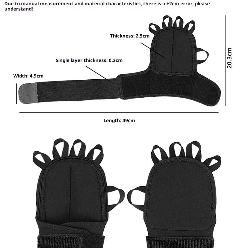 1 Pair Weighted Gloves for Tremors Hand Weight for Fine Motor Skills Hand Weighted Utensils Adjustable Weights Glove for Parkinson’s Essential Tremors Patients(Black)