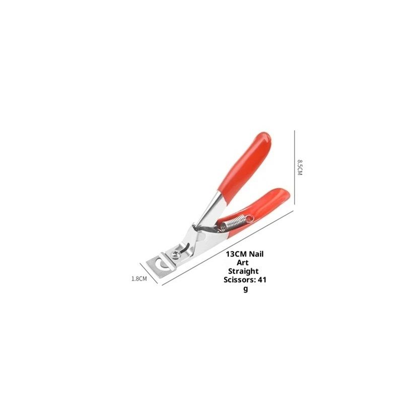 Nail Clippers Acrylic Nail Cutter Acrylic UV Gel False Nail Tips Edge U Clipper Cutter Manicure Tools Trimmers Nail Art Tools Acrylic Nail Clippers(red 2pcs)