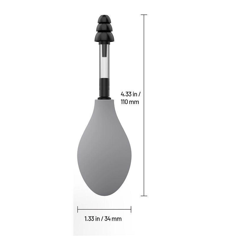 Ear Pressure Relief Device, Instant & Sustained Relief Migraine Ear, Instant Migraine and Headache Alleviation Through Targeted Inner Ear Stimulation (grey)