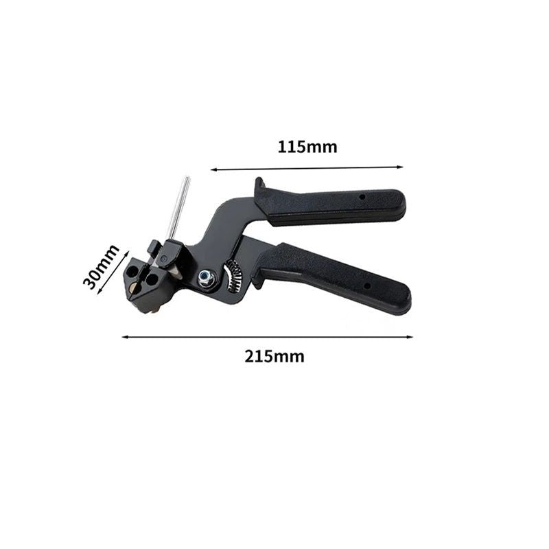 Cable Tie Gun,Stainless Steel Zip Tie Gun, Special Tool For Fastening And Cutting Metal Cable Ties. Stainless Steel Zip Tie Tool Used to Repair Fence, Pipe Wrap,