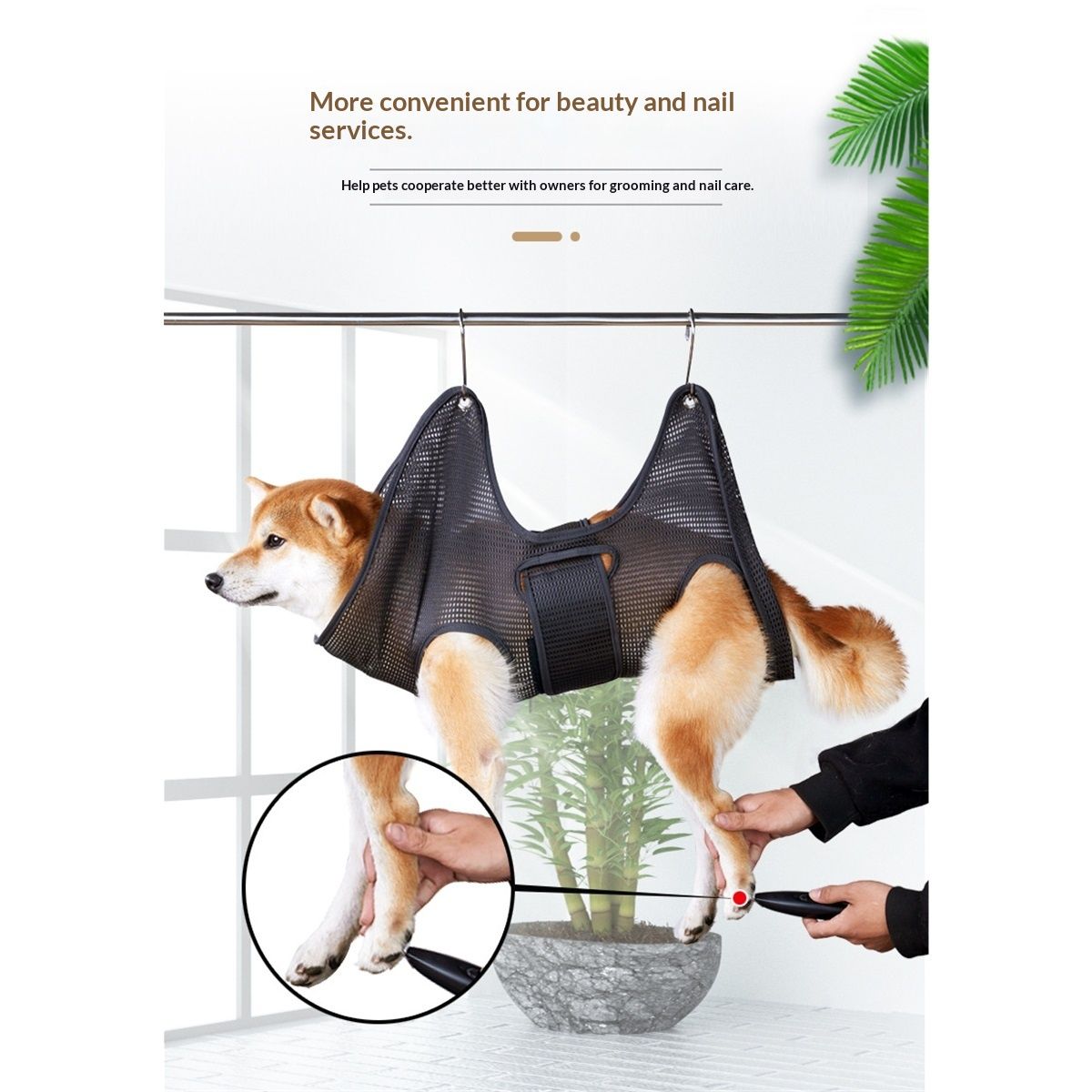 Dog Grooming Hammock - Dog Sling for Grooming, Pamper Your Furry with This Stress-Free Dog Grooming Kit Large