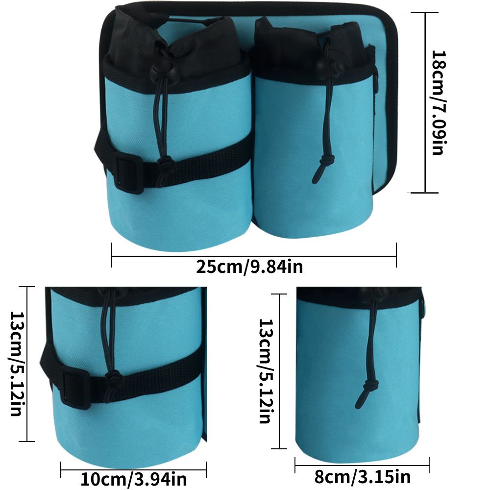 Luggage Travel Cup Holder Attachment. Hands-Free Drink Carrier for Coffee Mugs & Tumblers, Fits Suitcase & Roll-On Handles. Must-Pack Travel Accessory, Gift for Flight Attendants & Travelers