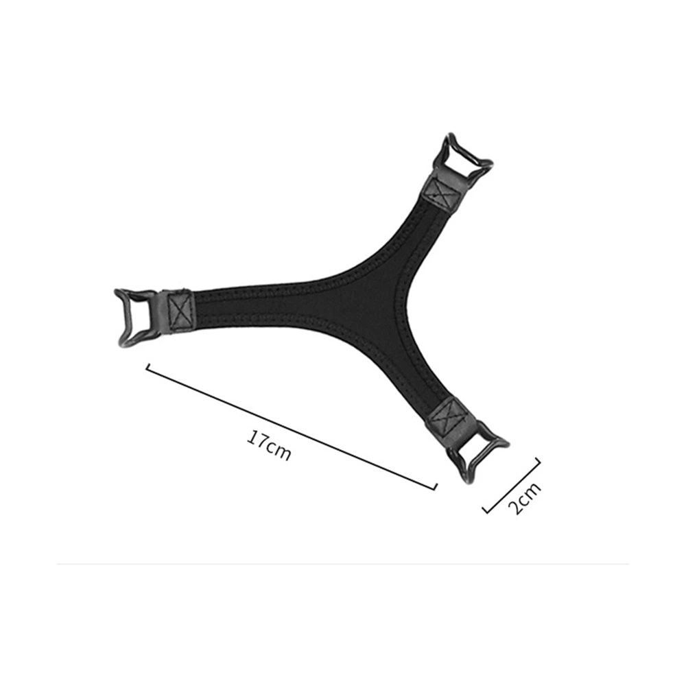 Security Hand Strap Holder Finger Grip for Tablets -Non Slip Hands Supports for Reading Works Travels 8-8.5 inches black