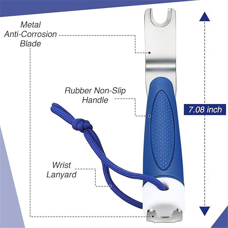 Practical and Durability Boat Cover Snap Release Tool Save Canvas from Ripping, Design for Boaters and Anglers(blue)