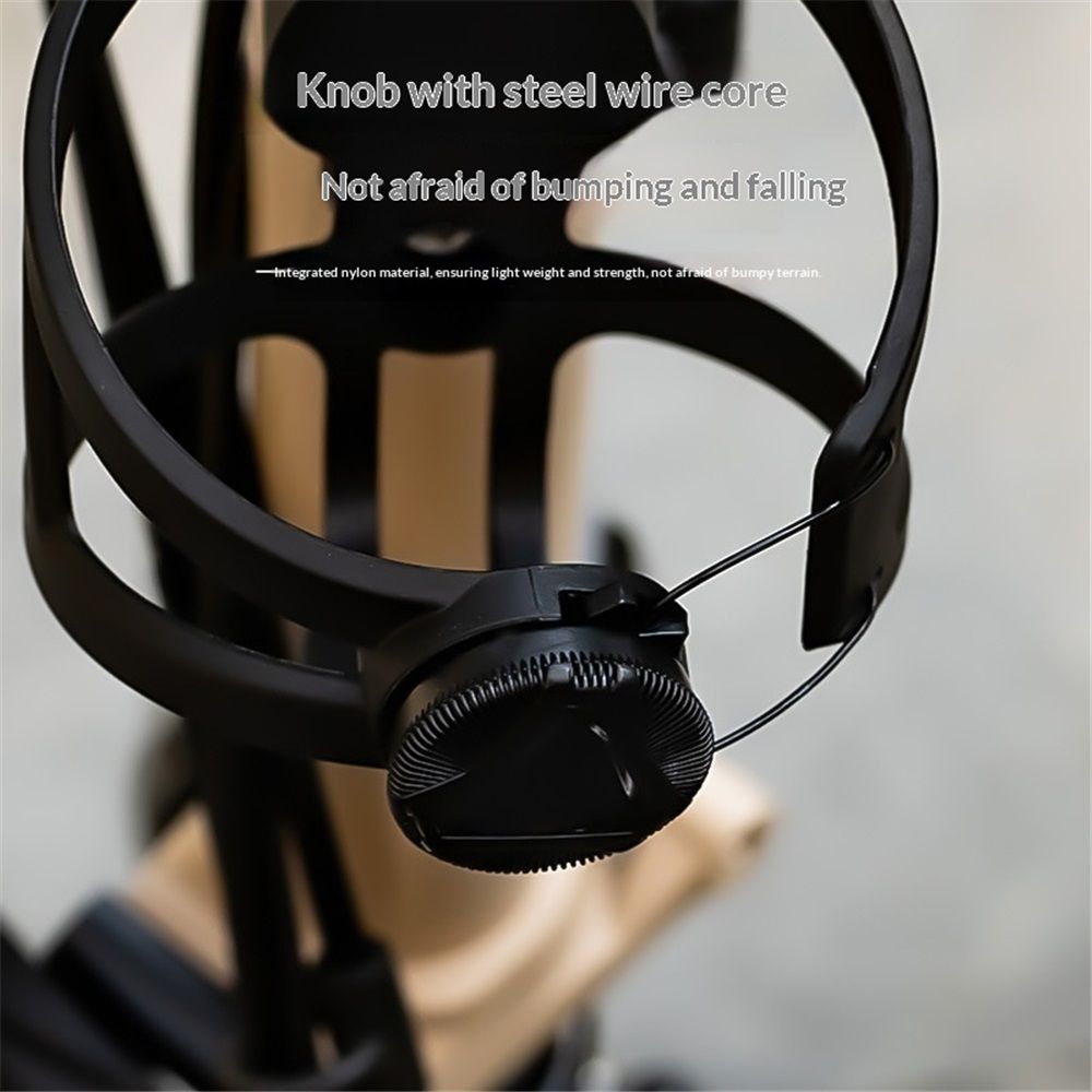 Any Bottle Cage, Bike Water Bottle Holder - Fits Any Bottle, Container, Speaker, Bicycle Bottle Holder for Frame or Handlebar(Does not include tracker)