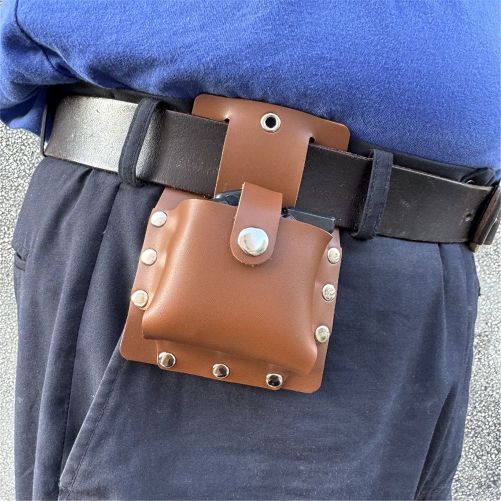 Carpenter’s Nail Heavy-Duty leather Tool Pouch with tape measure bog for Carpentry Construction Maintenance(Excluding tape measure)