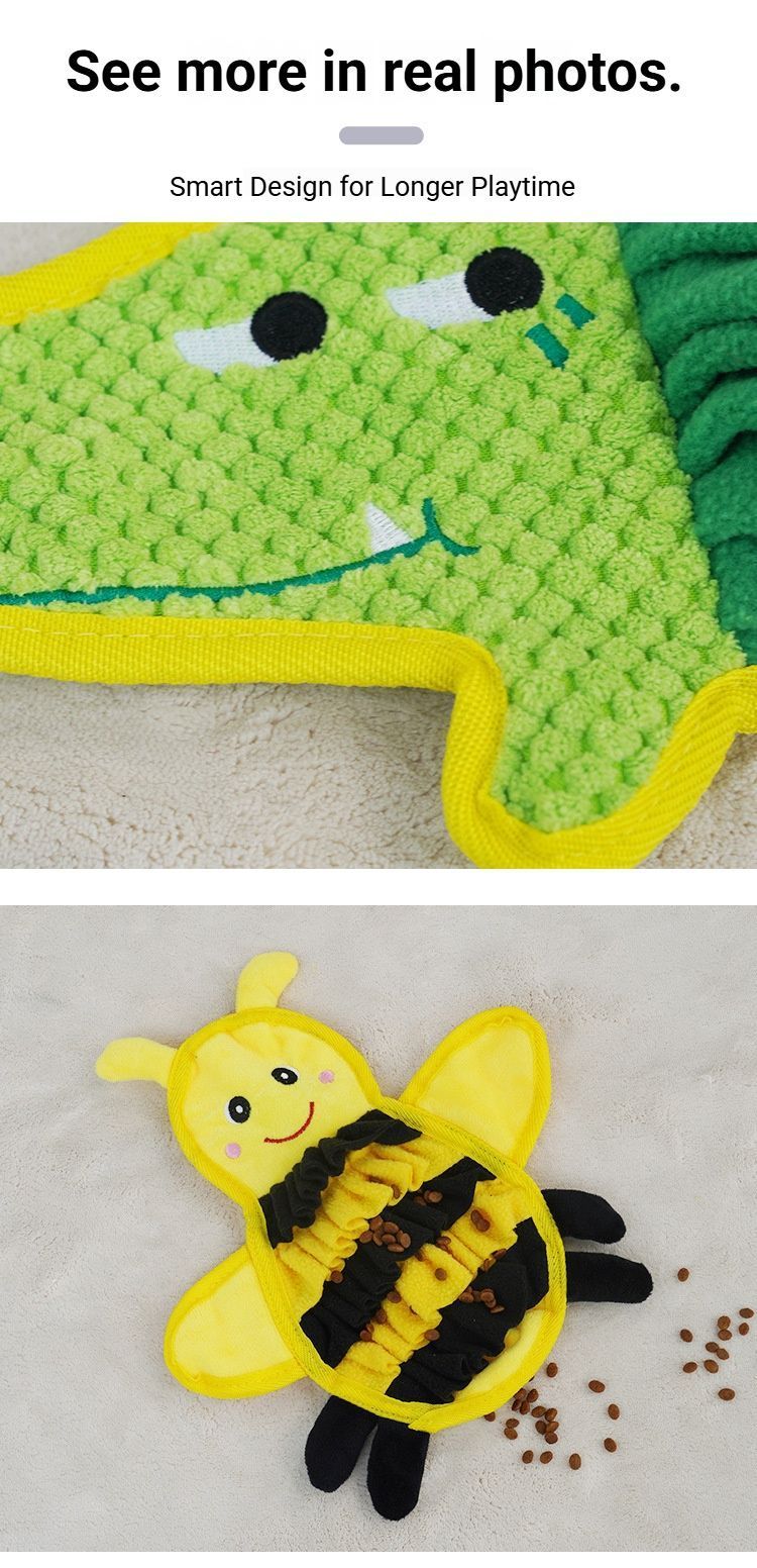 Dog Snuffle Mat for Foraging and Enrichment hedgehog