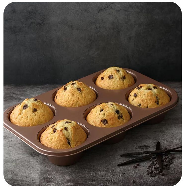 6-Cup Muffin Tray Golden