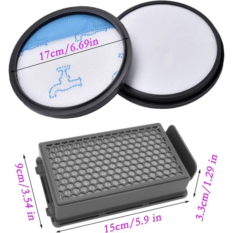 Replacement Filter Kit A RO4853EA RO4855EA, Compatible with Rowenta Compact Power XXL Vacuum Cleaner. Replaces Part ZR78000 RO4811EA RO4825E