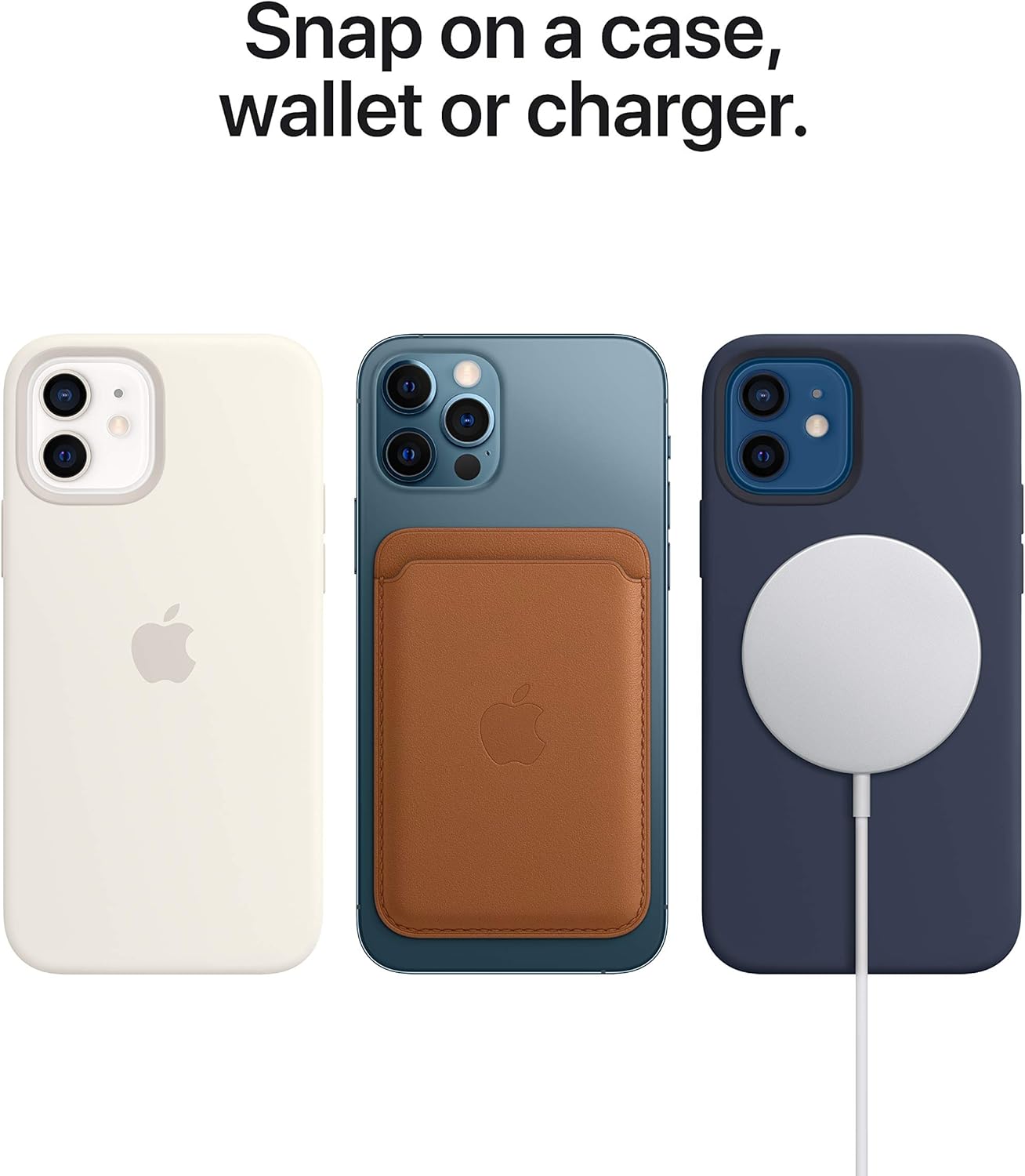 Compatible with MagSafe magnetic card holder for all iPhone models,Leather magnetic SIM card holder