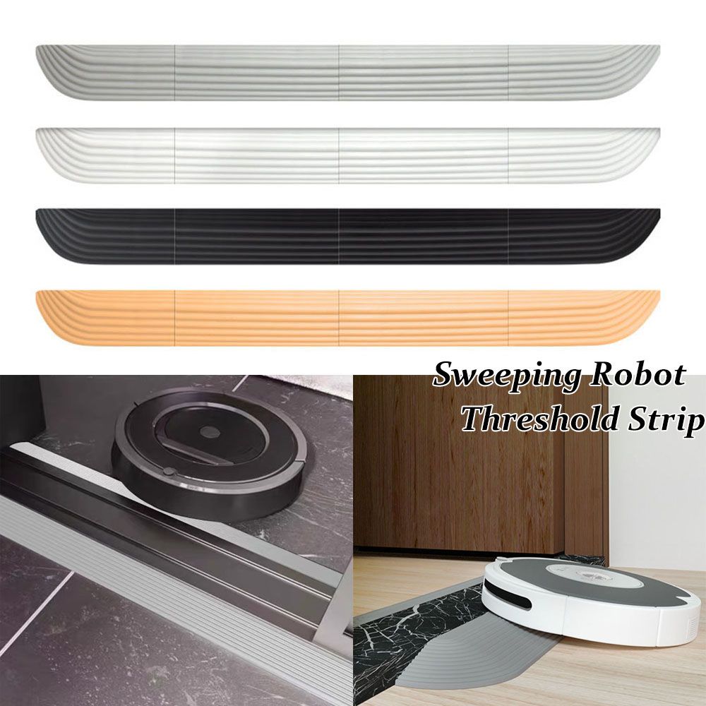Replacement ramp for robot vacuum cleaner, threshold ramp for doors, gray