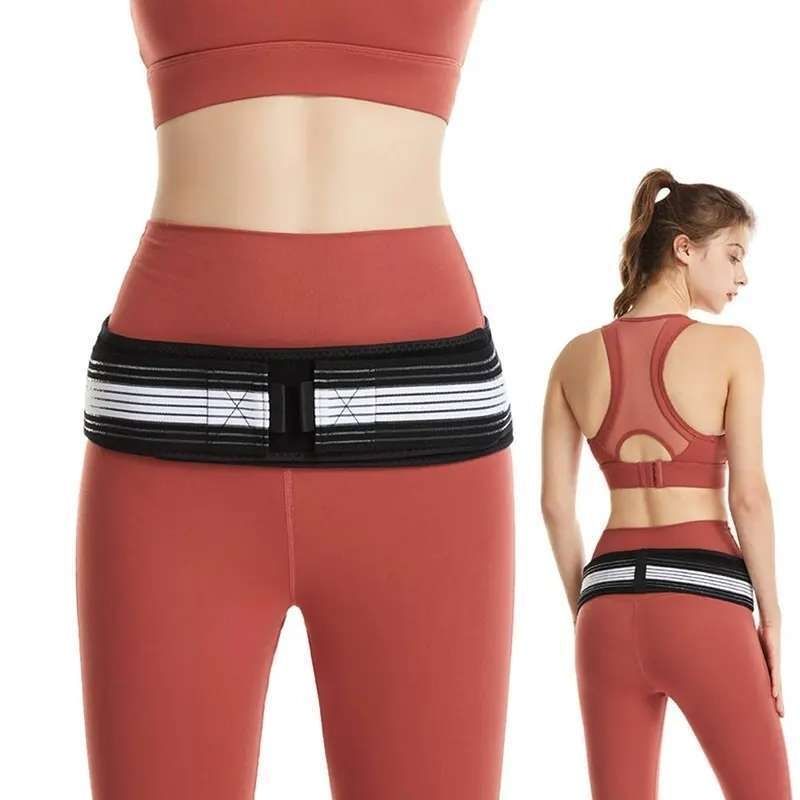 Hip Support Belt Adjustable Sciatica Relief, Black