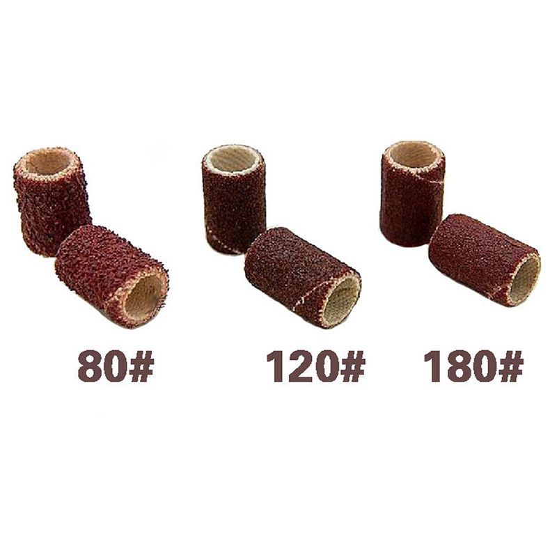 120 Grit Sanding Belt for Electric File, 10pcs