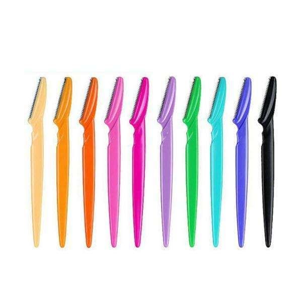 6-pack Eyebrow and Beard Trimmer Knife, MultiColor