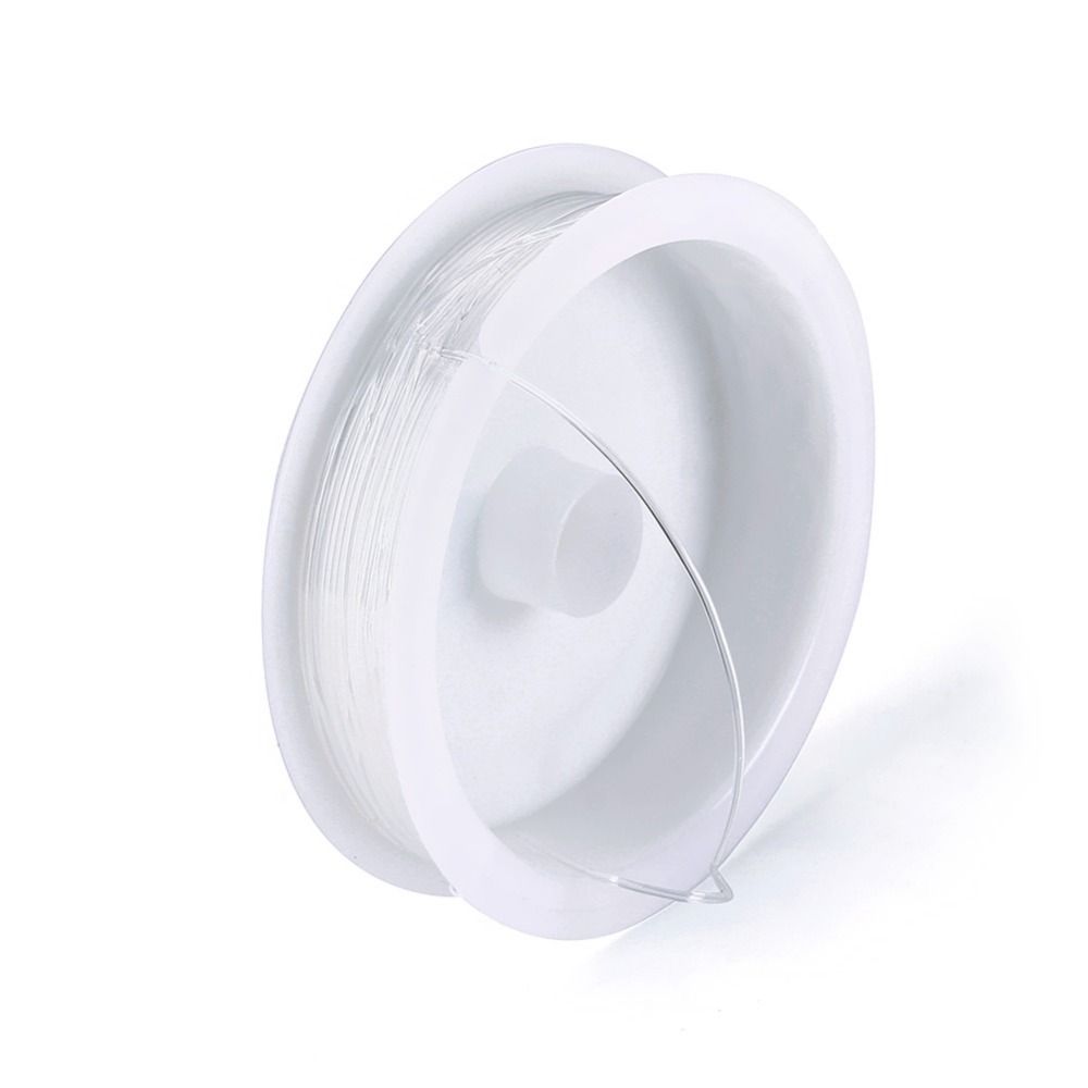 Transparent Elastic Thread for Jewelry Making 2-pack, 0.6mm, 15m