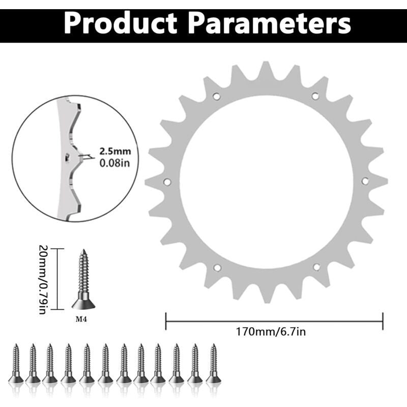 2 Pieces Stainless Steel Cleats, Compatible with Bosch Indego
