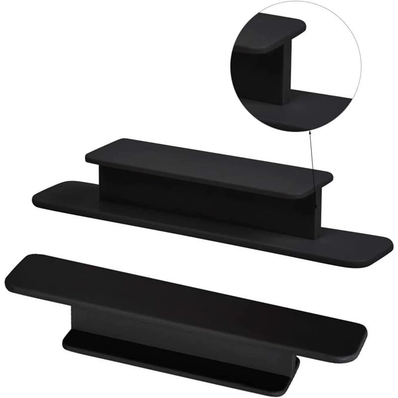12 Pieces Self Adhesive Plastic Door Handles for Window Door Drawer Wardrobe Refrigerator