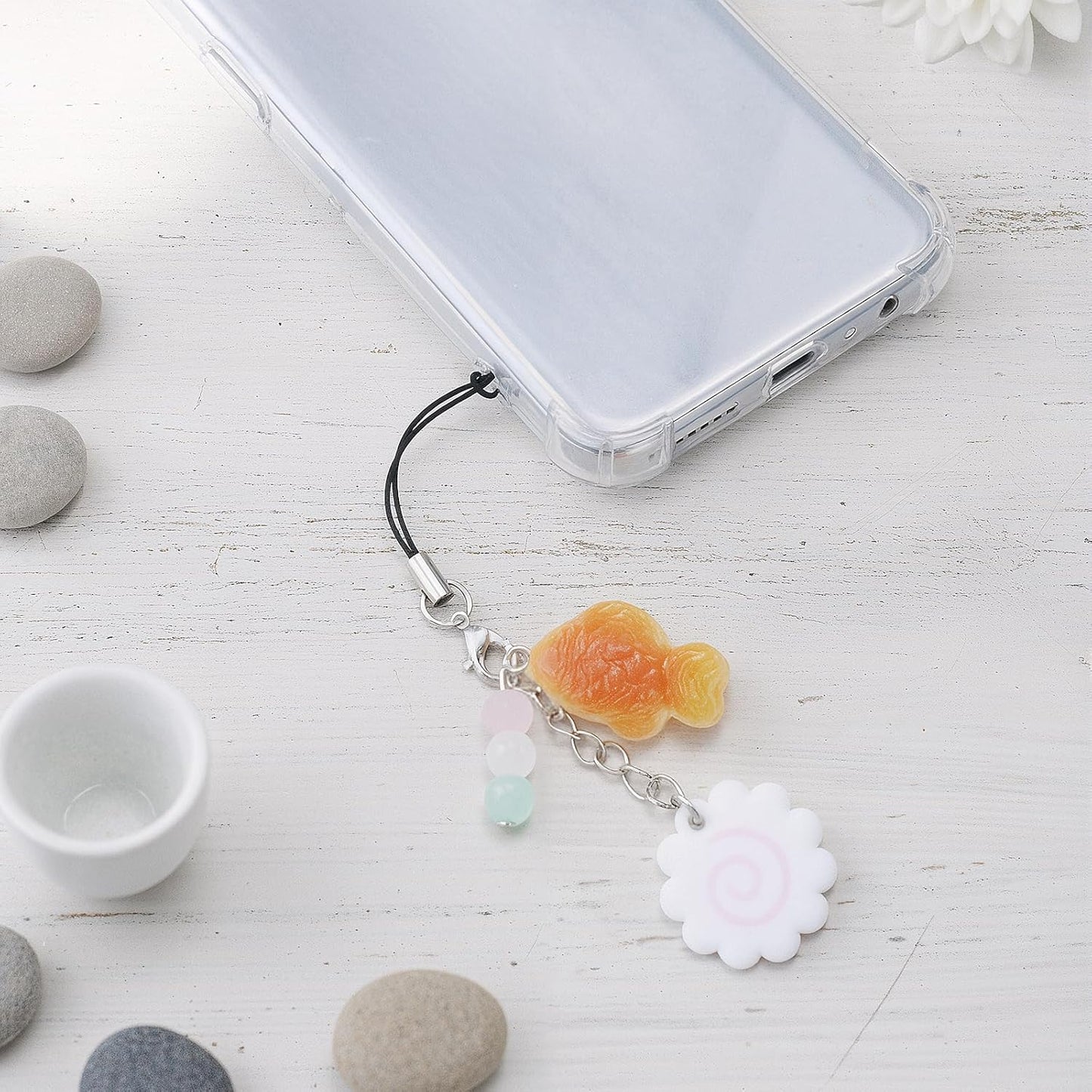 Cute Phone Charms,Cell Phone Strap Charm - Maki Fish Cake Taiyaki Cellphone Charm Strap