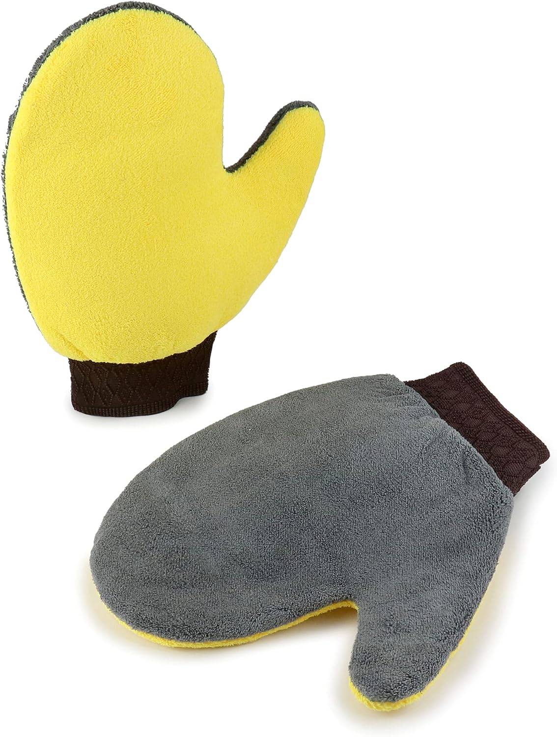 4 Pack Painter's Gloves, Soft Microfiber Terry Mitts for Cleaning, Dusting, and Painting