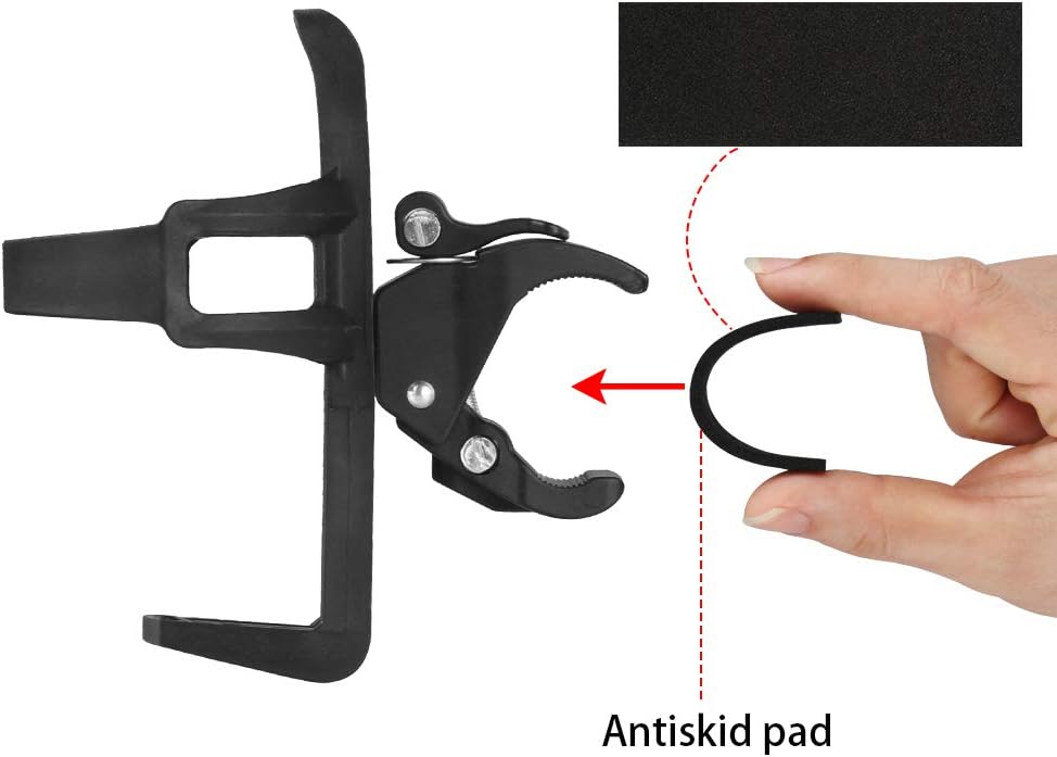 2 Pack Bike Water Bottle Holders No Screws, Universal Bike Cup Holder, 360 Degree Rotatable Bike Water Bottle Cage, Water Bottle Holders for Kids Bike Adult Bike